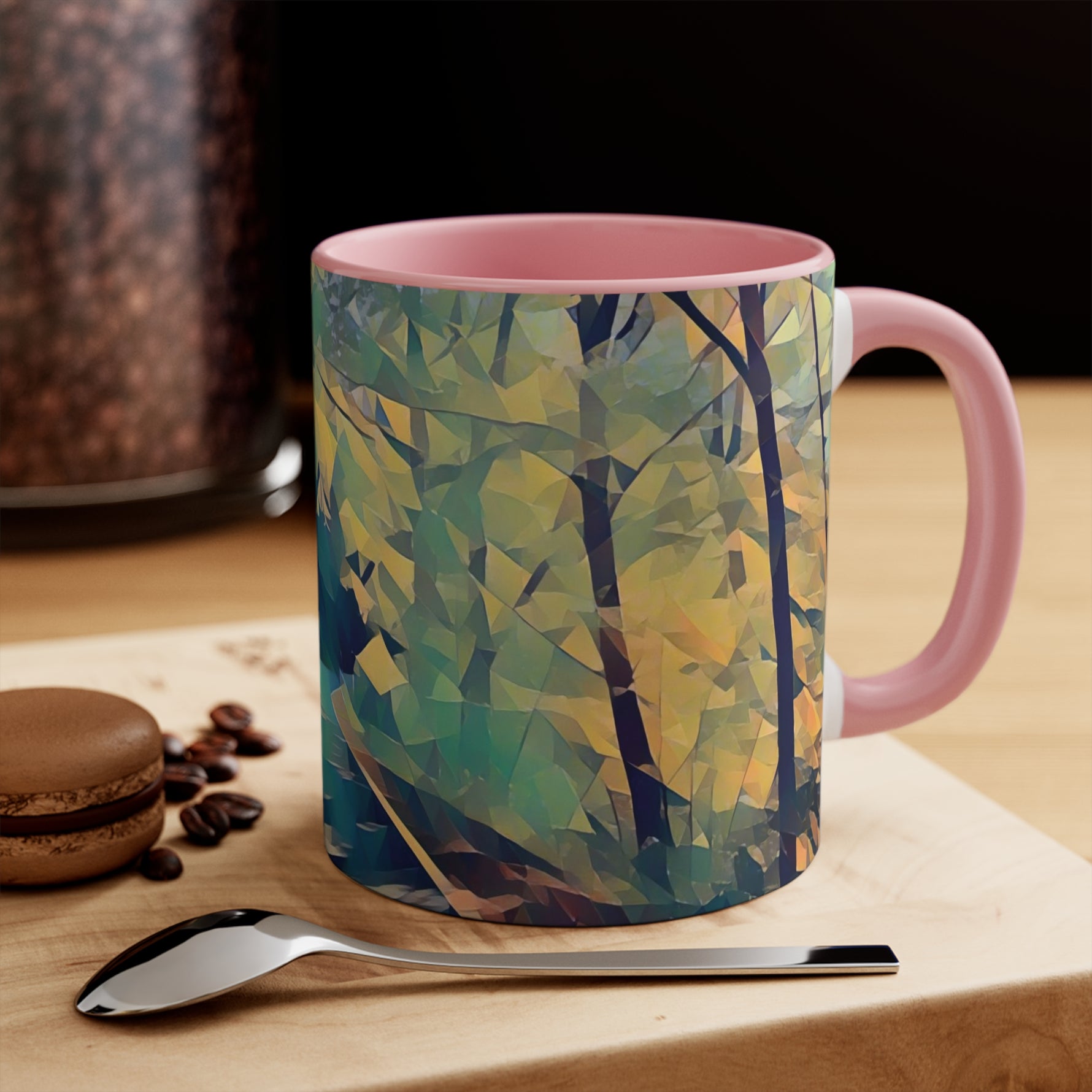 Mug 11oz - Poly Art - Forest (Variant 01)