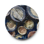 Acrylic Wall Clock - Poly Art - Wooden Trunks (Variant 1)