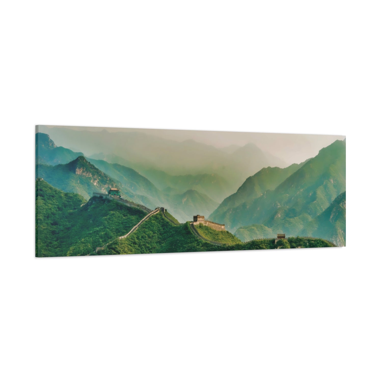 Stretched Matte Canvas - China's Great Wall (Color variant)