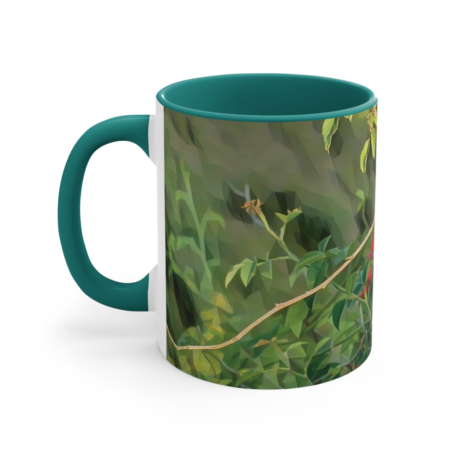 Mug 11oz - Poly Art - Rosehip plant (Variant 2)