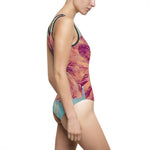 Swimsuit - Poly Art - Flower of Dahlia (Variant 1)