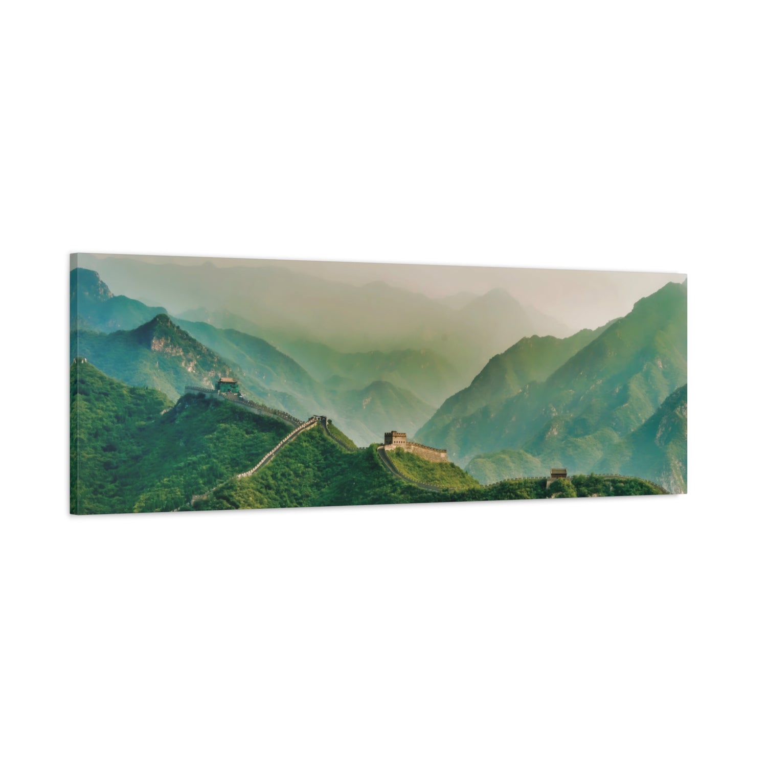 Stretched Matte Canvas - China's Great Wall (Color variant)