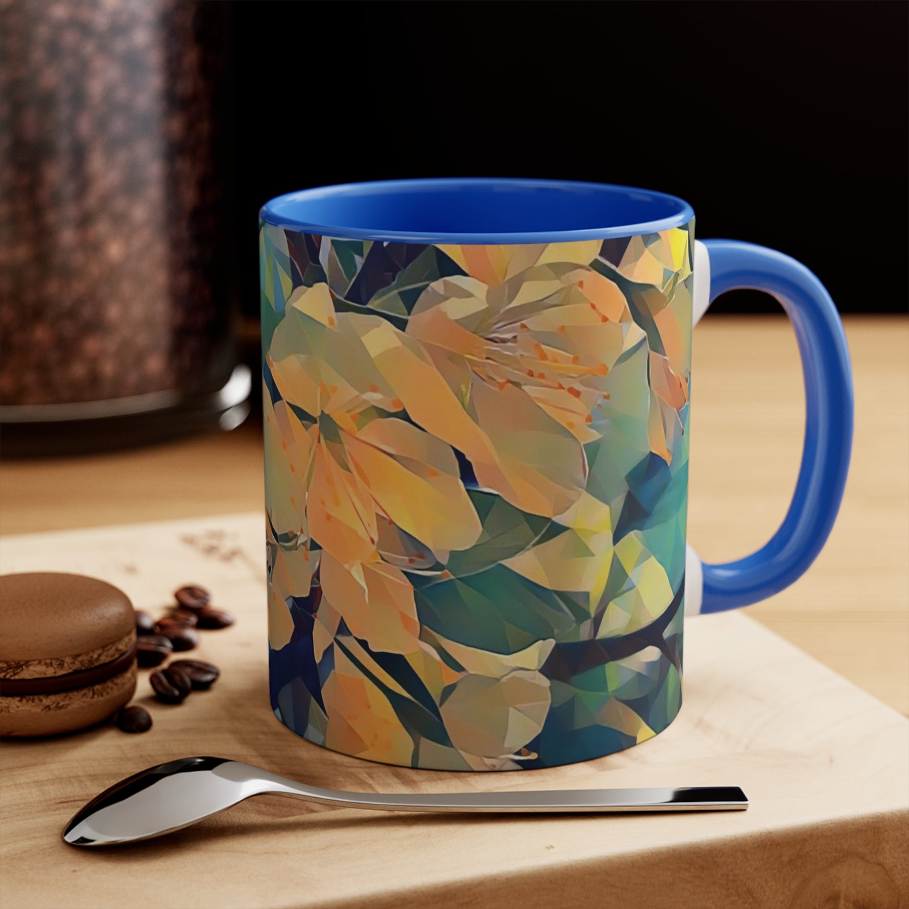 Mug 11oz - Poly Art - Apple's Tree Flower (Variant 2)