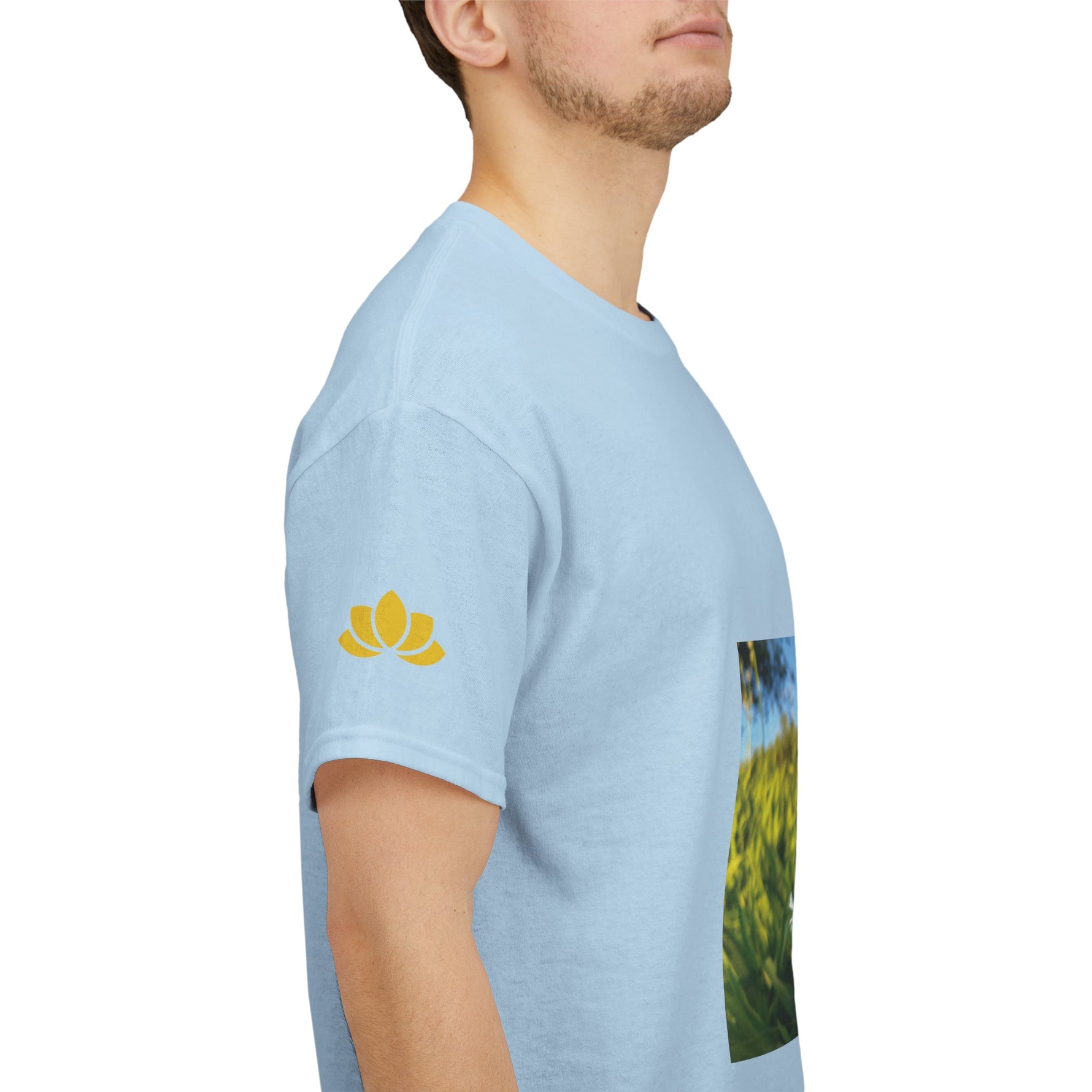 Unisex Heavy Cotton Tee - Flower of Silene Vulgaris
