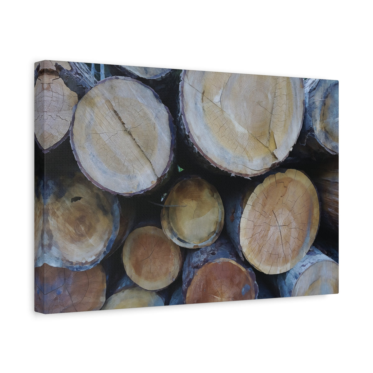 Stretched Matte Canvas - Wooden Trunks (Variant 2)