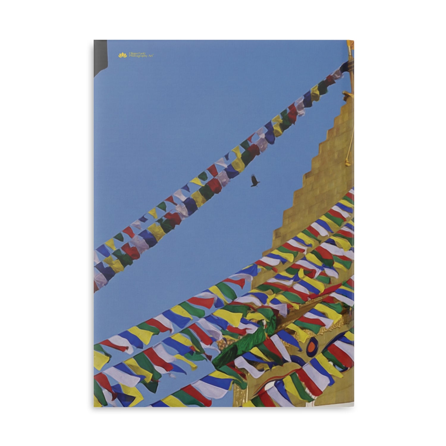 Hardcover Notebook with Puffy Covers - Nepal, Stupa with Buddha's Eyes (Variant 3)