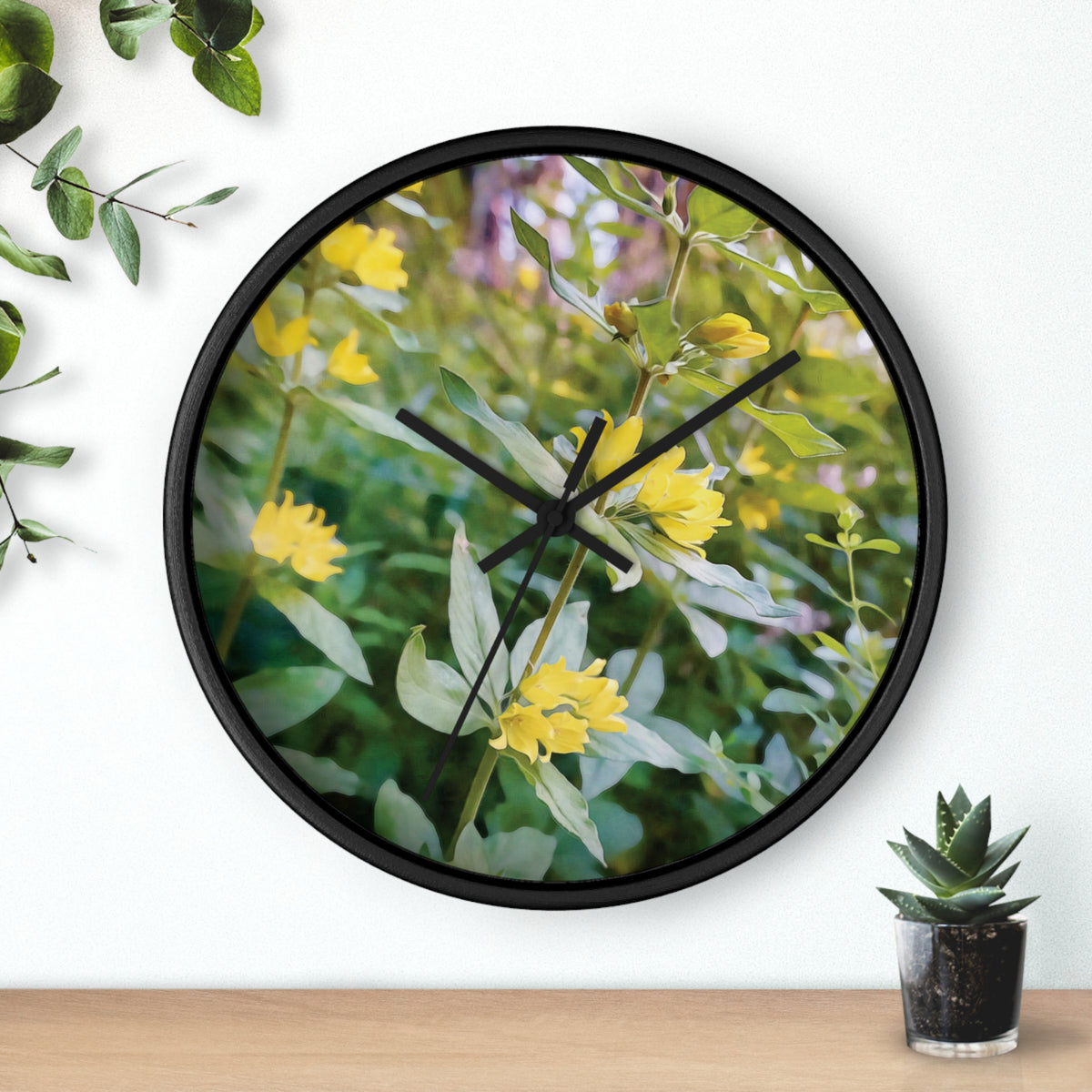 Wall Clock - Flower of Lysimachia