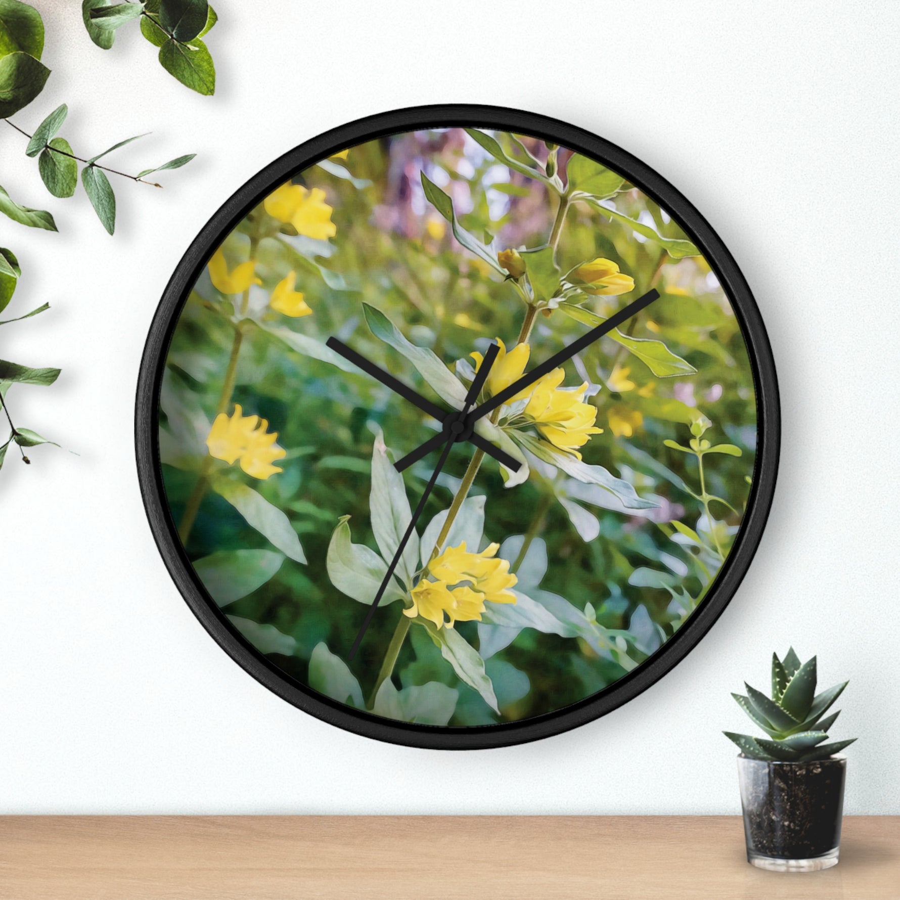 Wall Clock - Flower of Lysimachia