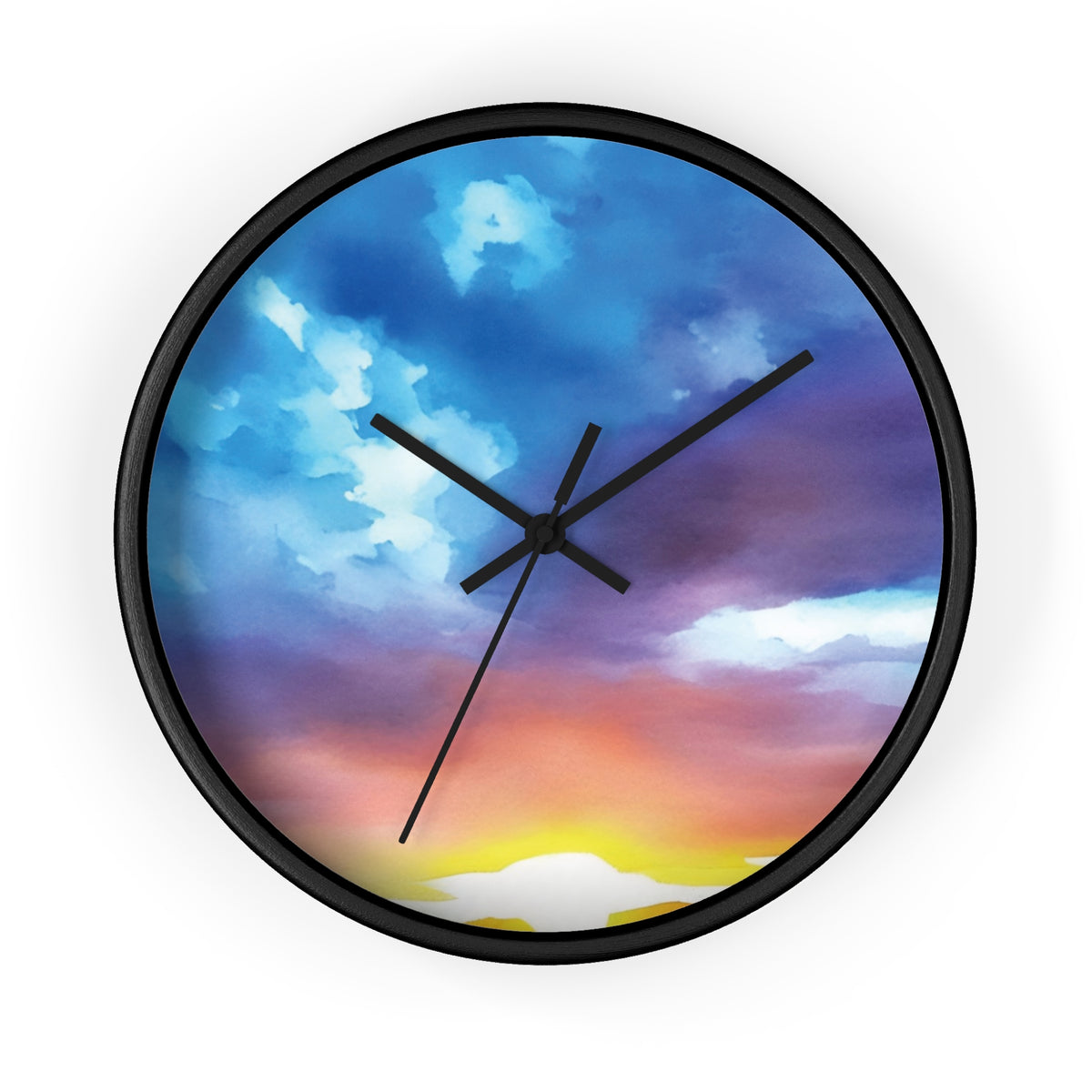Wall Clock - Sunset Sky (Variant 1)