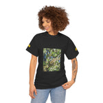 Unisex Heavy Cotton Tee - Poly Art - Apple's Tree Flower (Variant 1)