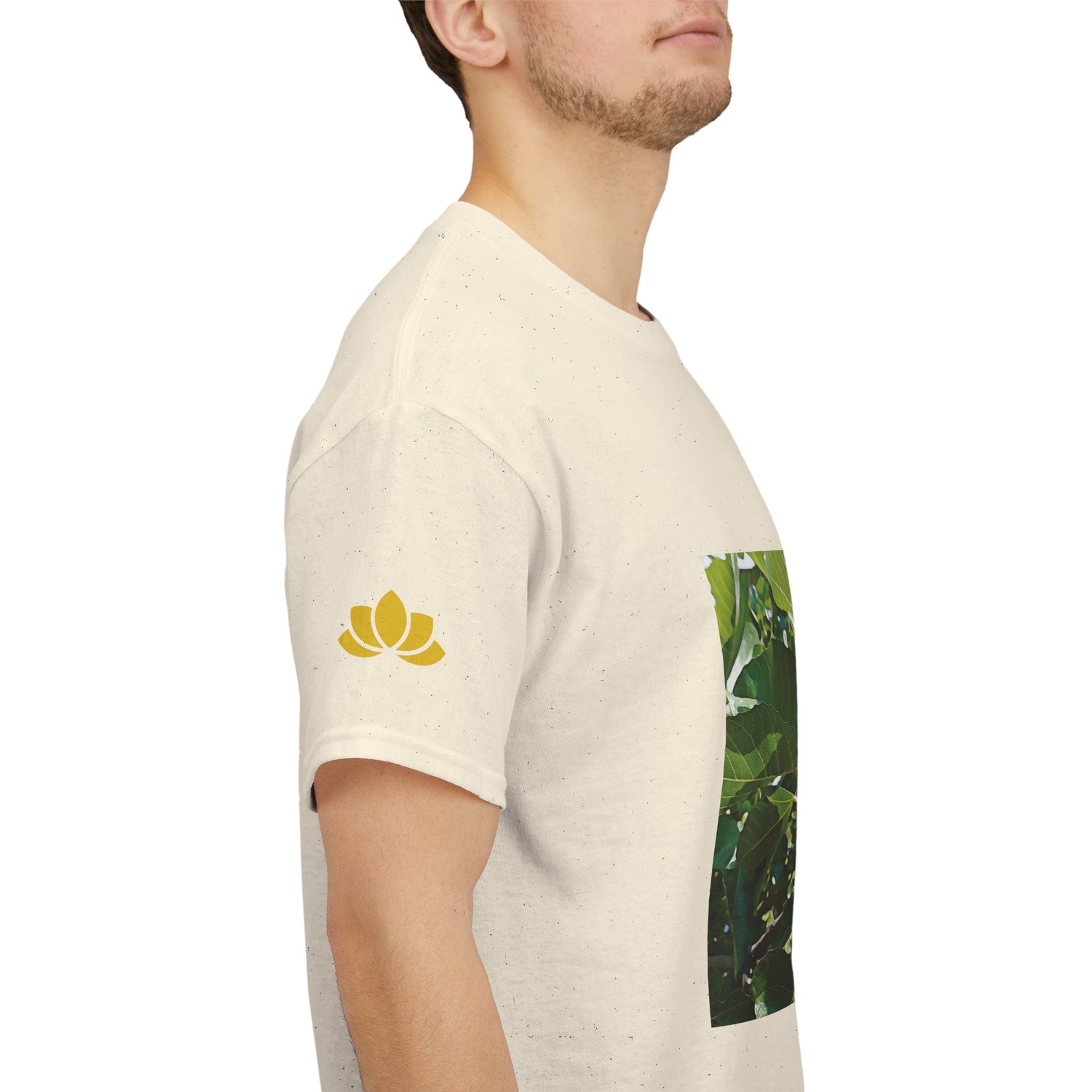 Unisex Heavy Cotton Tee - Fig's Plant, with Fruits and Leaves