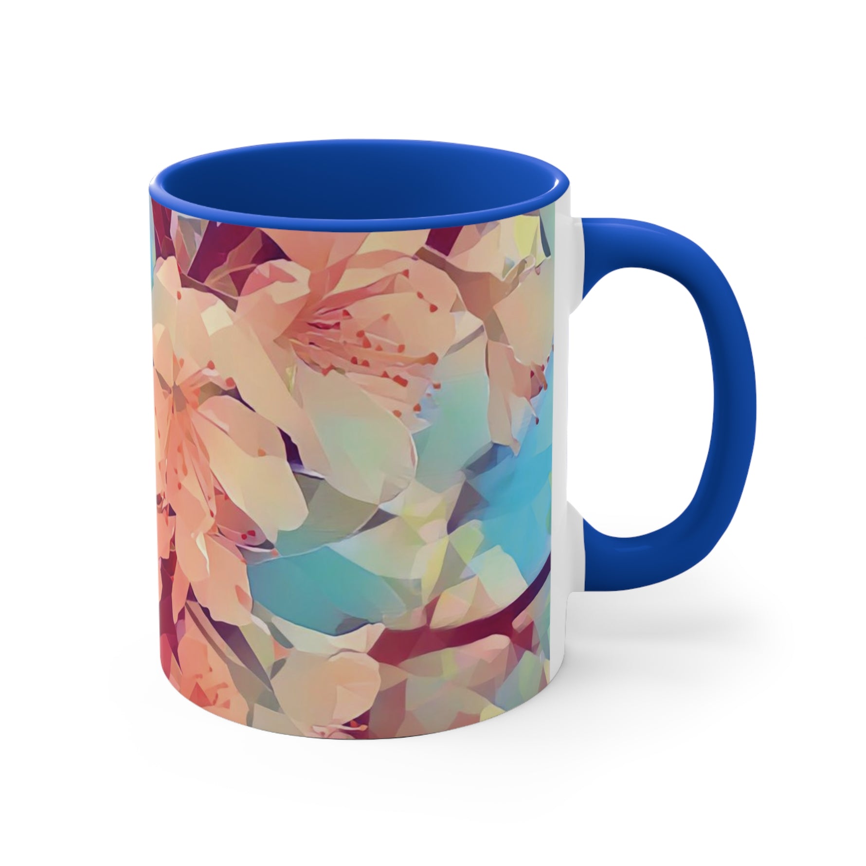 Mug 11oz - Poly Art - Apple's Tree Flower (Variant 3)