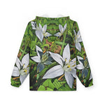 Windbreaker Jacket - Poly Art - Flower of Ornithogalum (Variant 1)