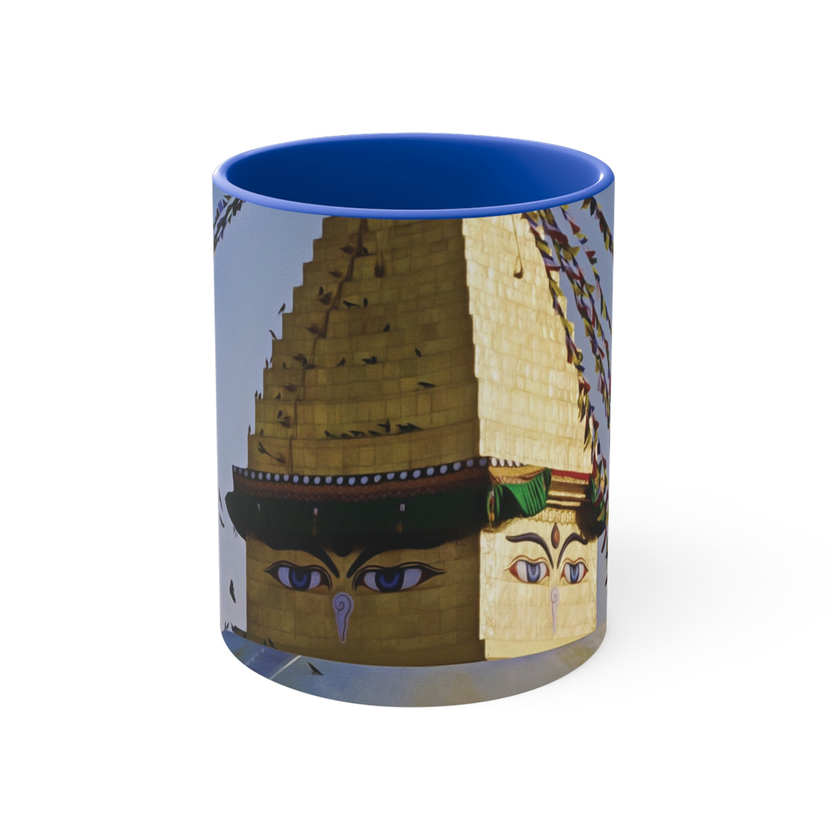 Mug 11oz - Nepal, Stupa with Buddha's Eyes (Variant 6)