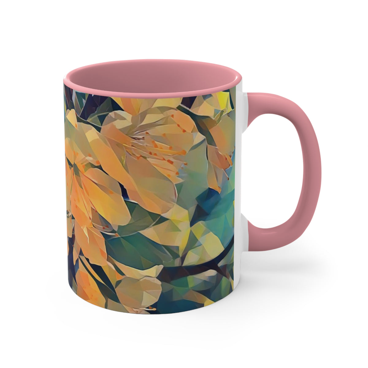 Mug 11oz - Poly Art - Apple's Tree Flower (Variant 2)