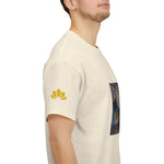 Unisex Heavy Cotton Tee - Poly Art - Wooden Trunks (Variant 3)