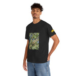 Unisex Heavy Cotton Tee - Poly Art - Apple's Tree Flower (Variant 1)