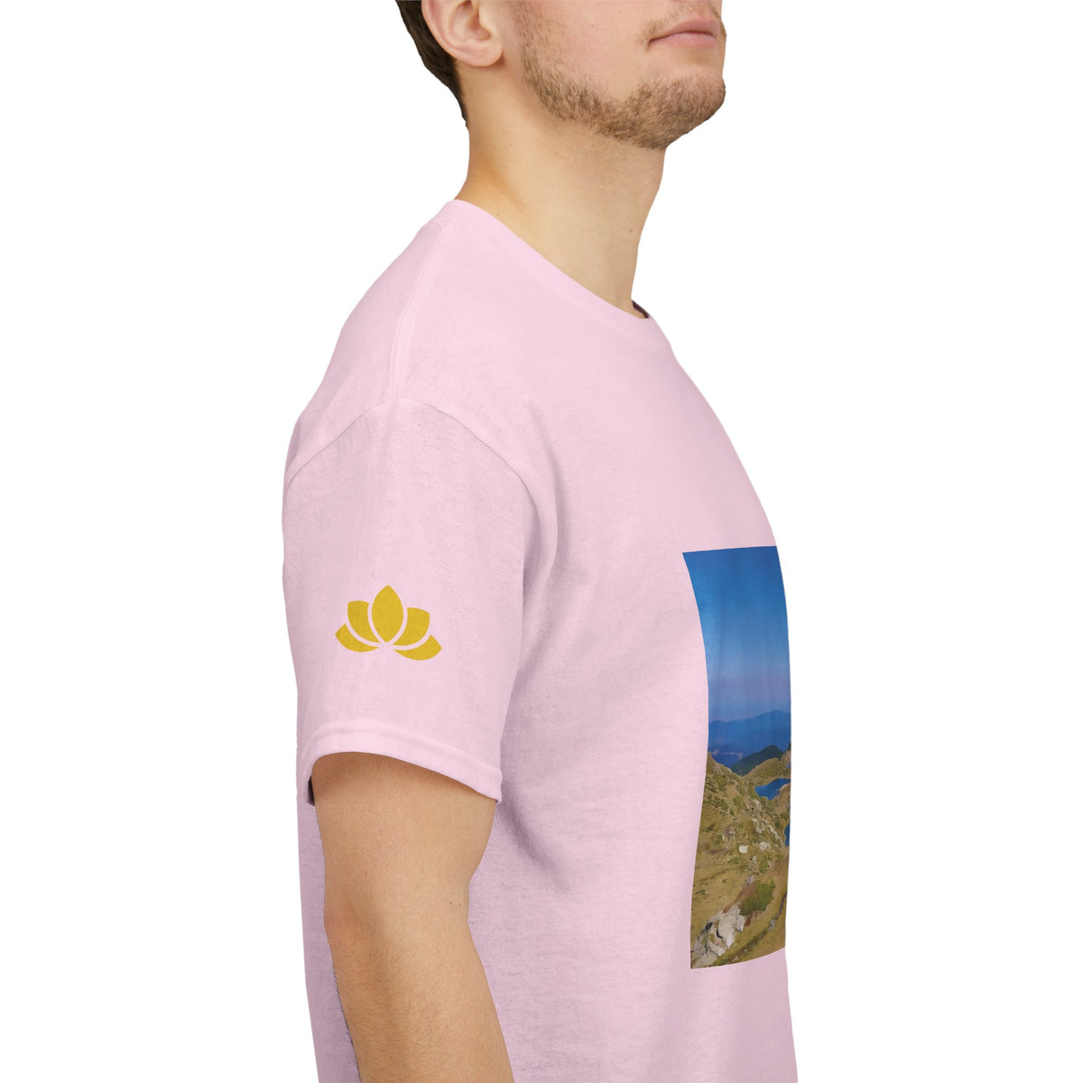 Unisex Heavy Cotton Tee - Rila Lakes (Variant 1)