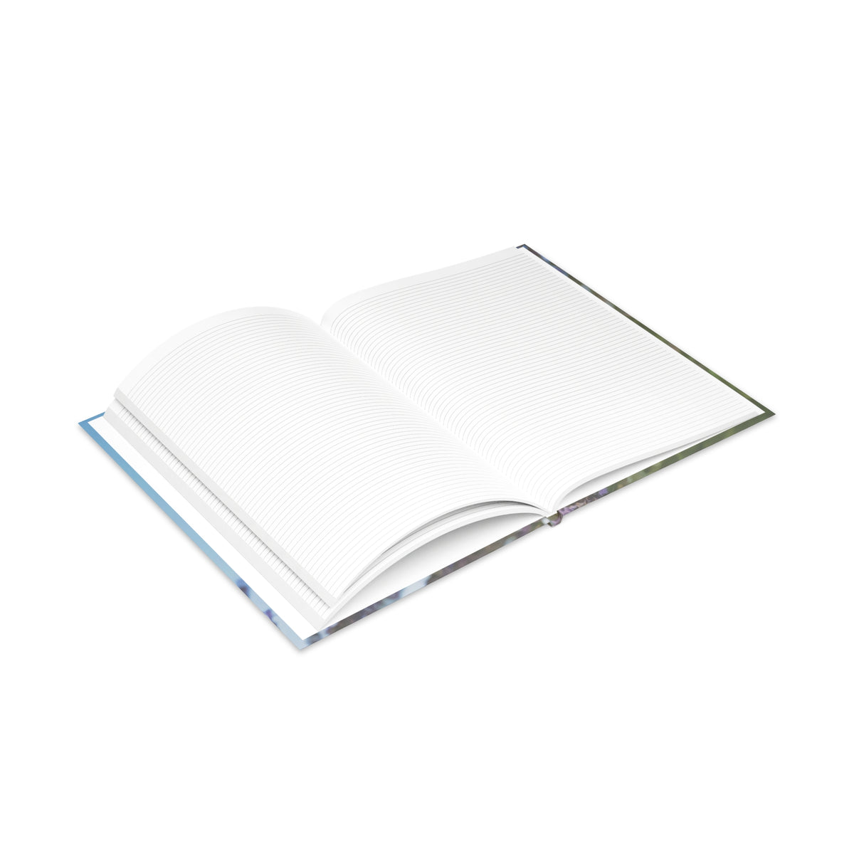 Hardcover Notebook with Puffy Covers - Flower of Lavender with Bombus Insect (Variant 1)