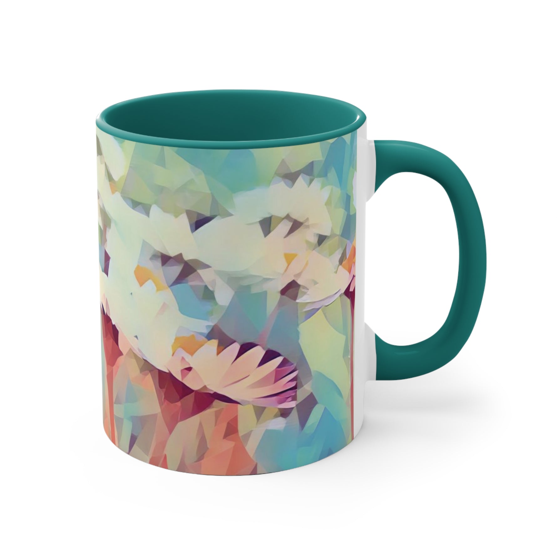 Mug 11oz - Poly Art - Flower of Daisies (Variant 06)