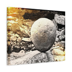 Stretched Matte Canvas - Stone Balance (Variant 1)