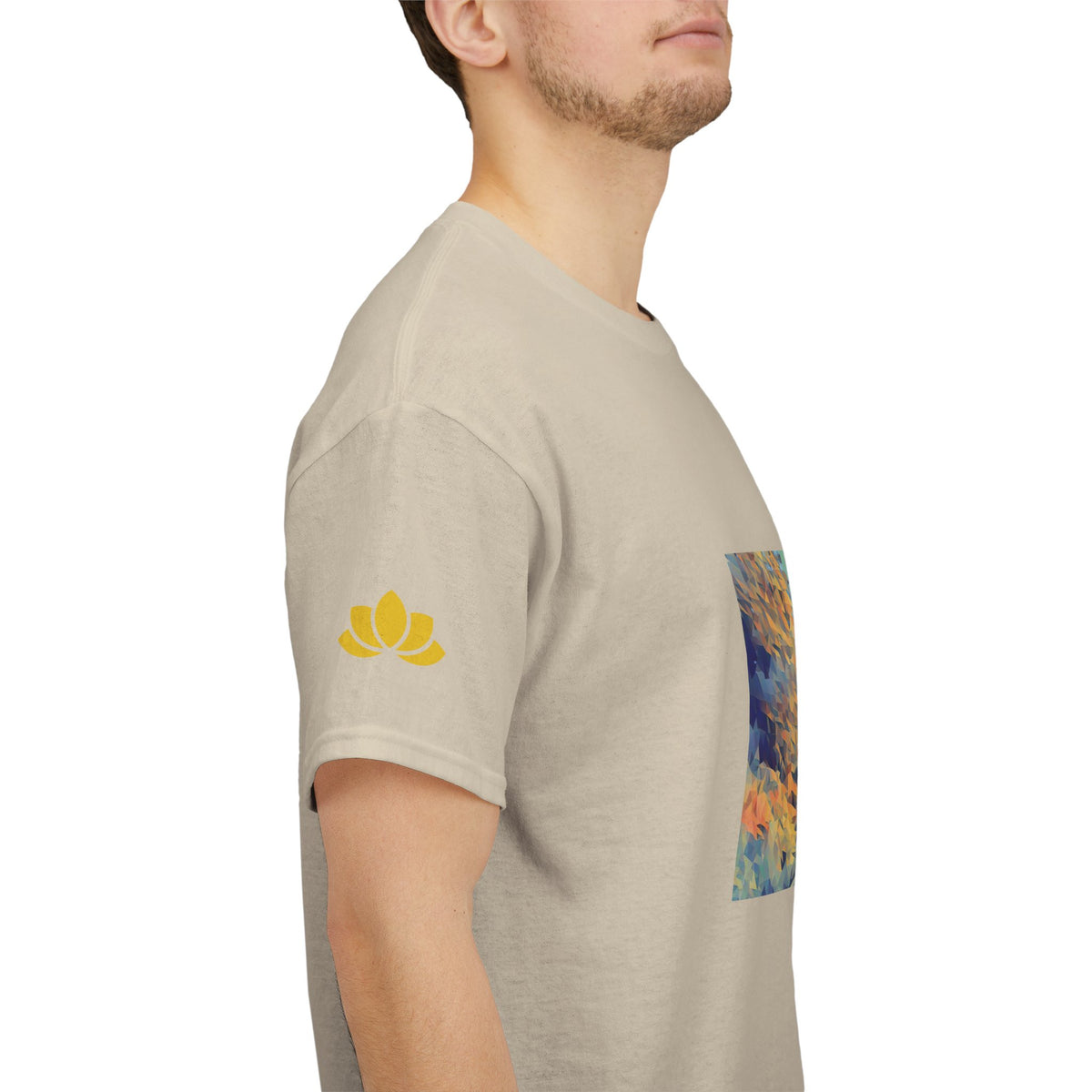 Unisex Heavy Cotton Tee - Poly Art - Forest (Variant 3)