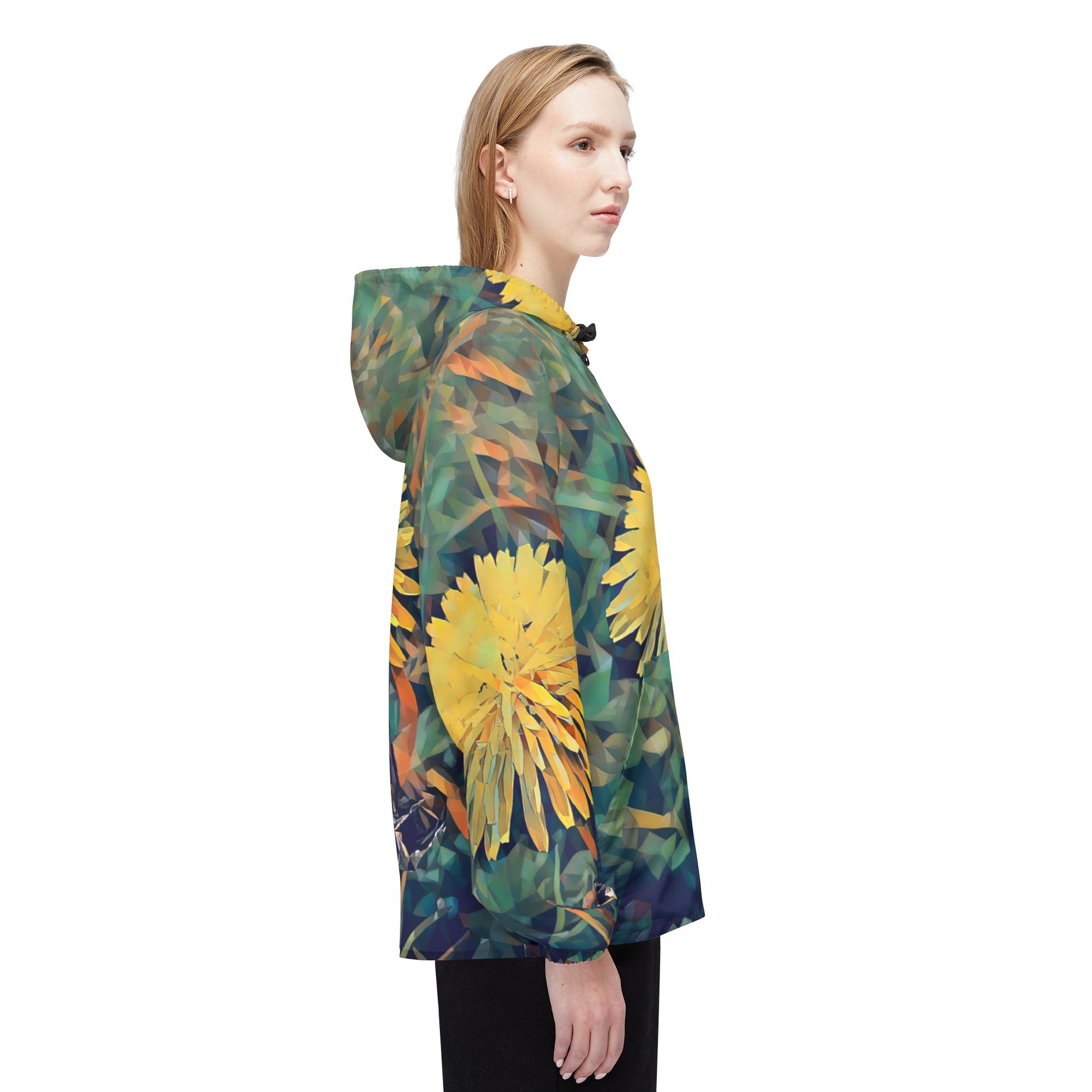 Windbreaker Jacket - Poly Art - Flower of Dandelion (Variant 1)