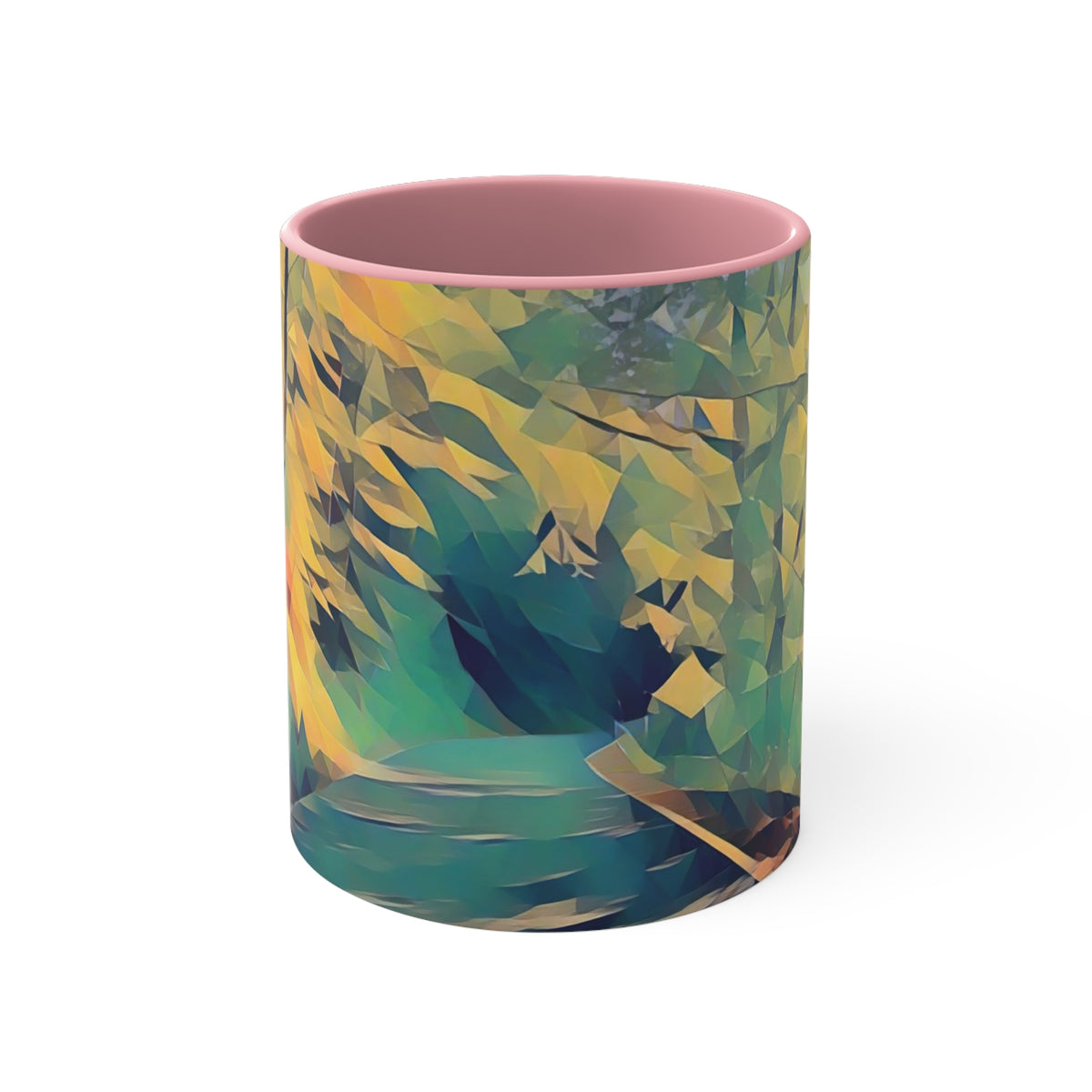 Mug 11oz - Poly Art - Forest (Variant 01)