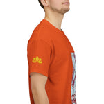 Unisex Heavy Cotton Tee - Poly Art - Apple's Tree Flower (Variant 4)