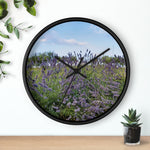 Wall Clock - Flower of Lavender (Variant 1)
