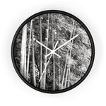 Wall Clock - Bamboo (B&W Variant)