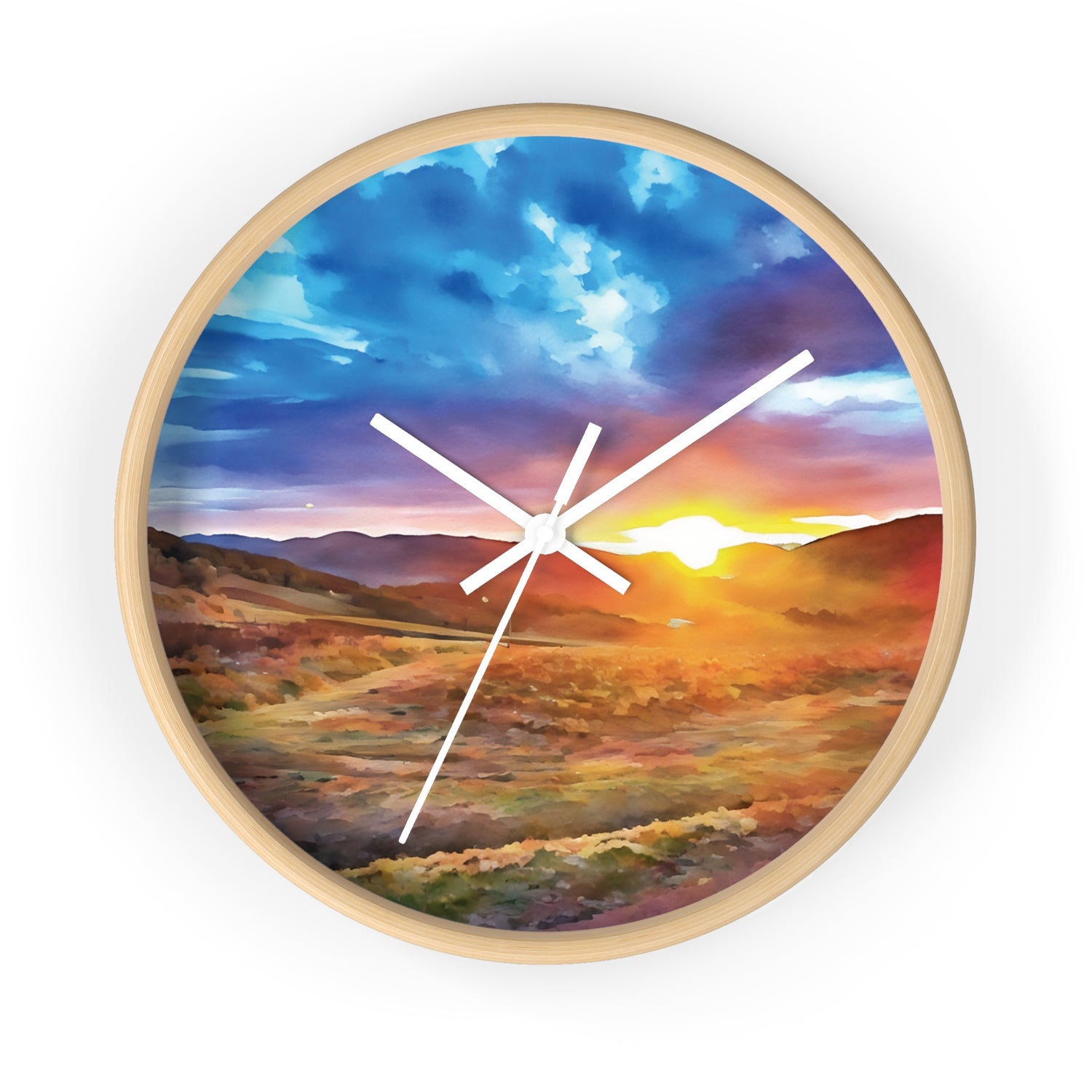 Wall Clock - Tuscan Landscape (Variant 2)