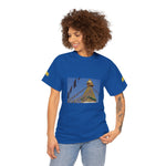 Unisex Heavy Cotton Tee - Nepal, Buddha's Eyes (Variant 2)