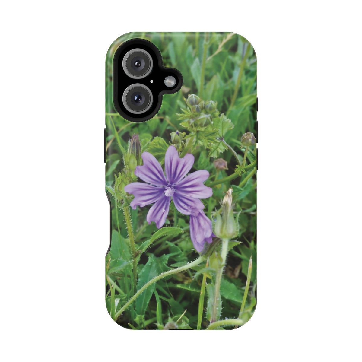 Magnetic Tough Phone Case - Flower of Malva Sylvestris
