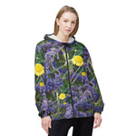 Windbreaker Jacket - Flower of Lavender and Chamomile