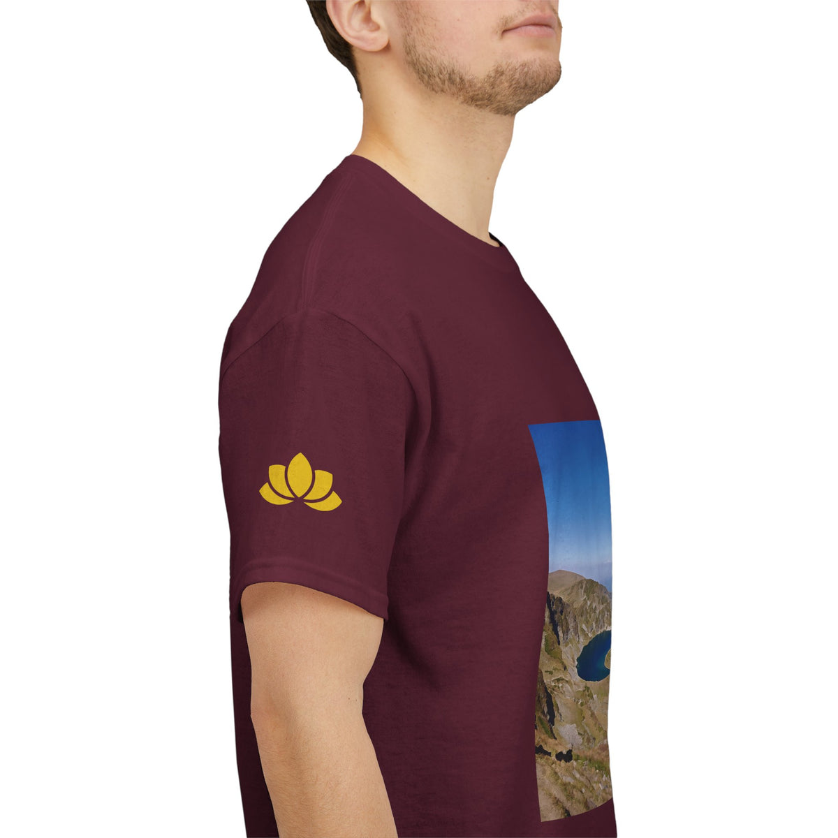 Unisex Heavy Cotton Tee - Rila Lakes (Variant 2)