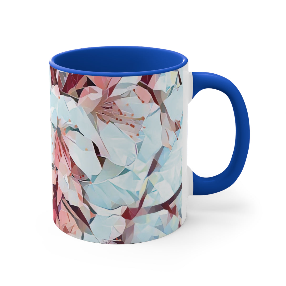 Mug 11oz - Poly Art - Apple's Tree Flower (Variant 4)