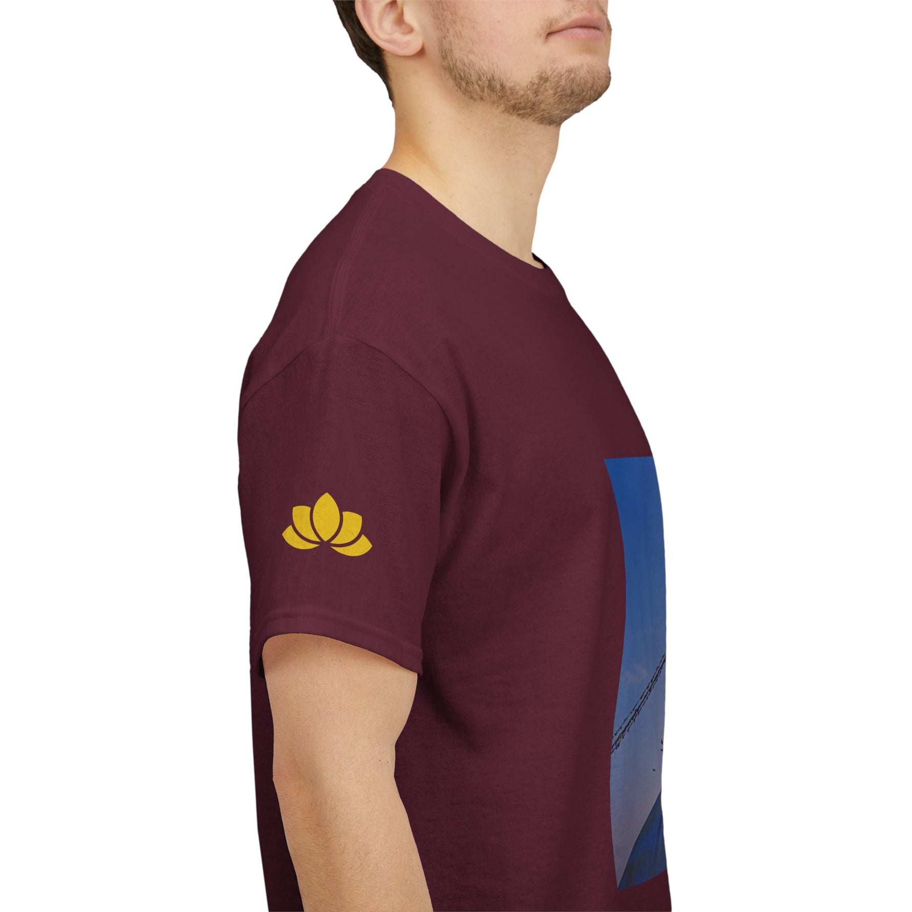 Unisex Heavy Cotton Tee - Nepal, Buddha's Eyes (Variant 6)