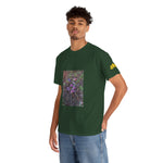 Unisex Heavy Cotton Tee - Poly Art - Flower of Cephalanthera Rubra