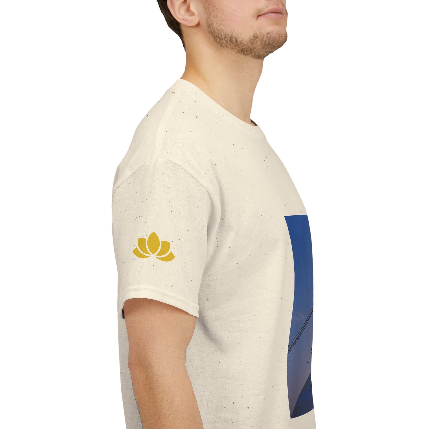 Unisex Heavy Cotton Tee - Nepal, Buddha's Eyes (Variant 6)