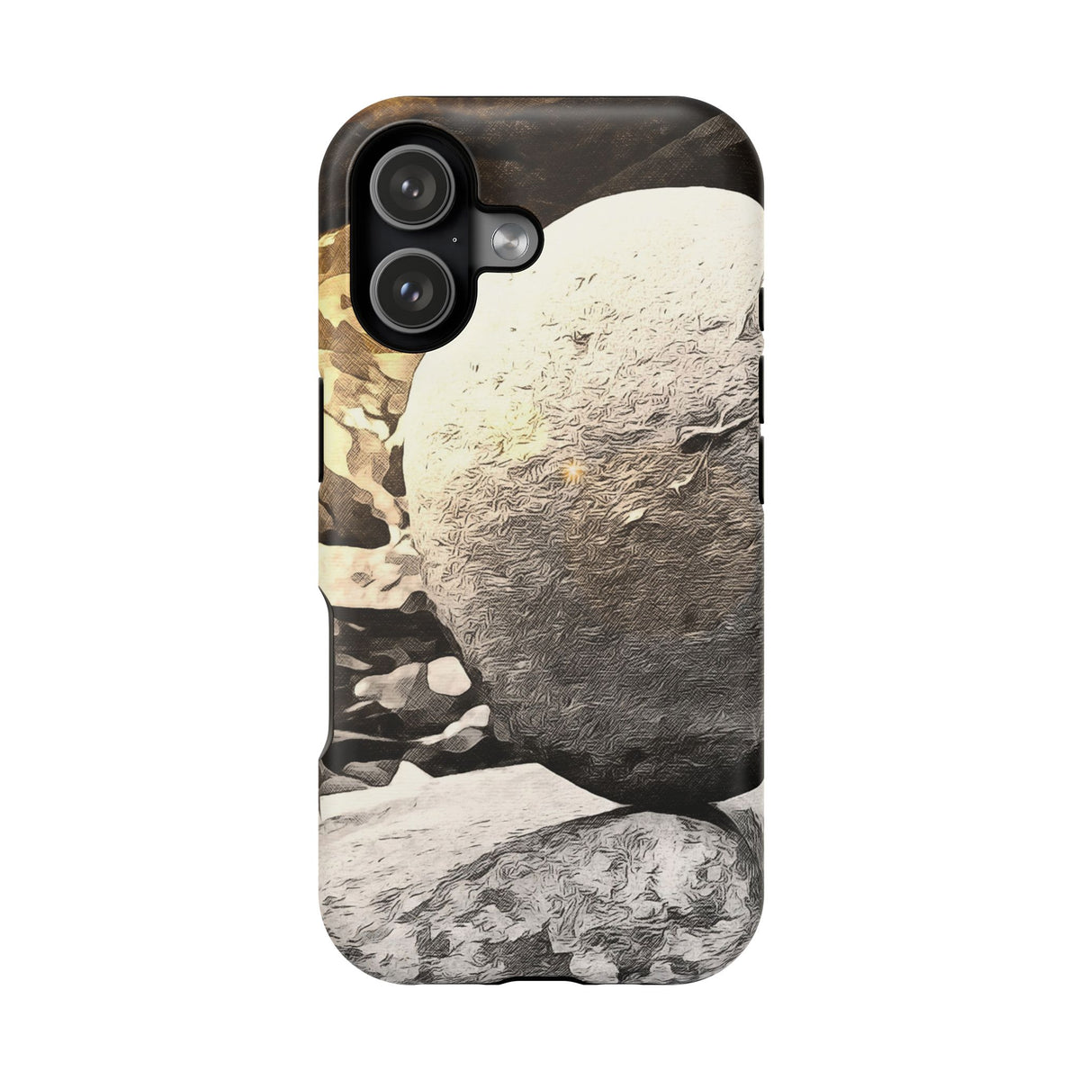Magnetic Tough Phone Case - Stone Balance