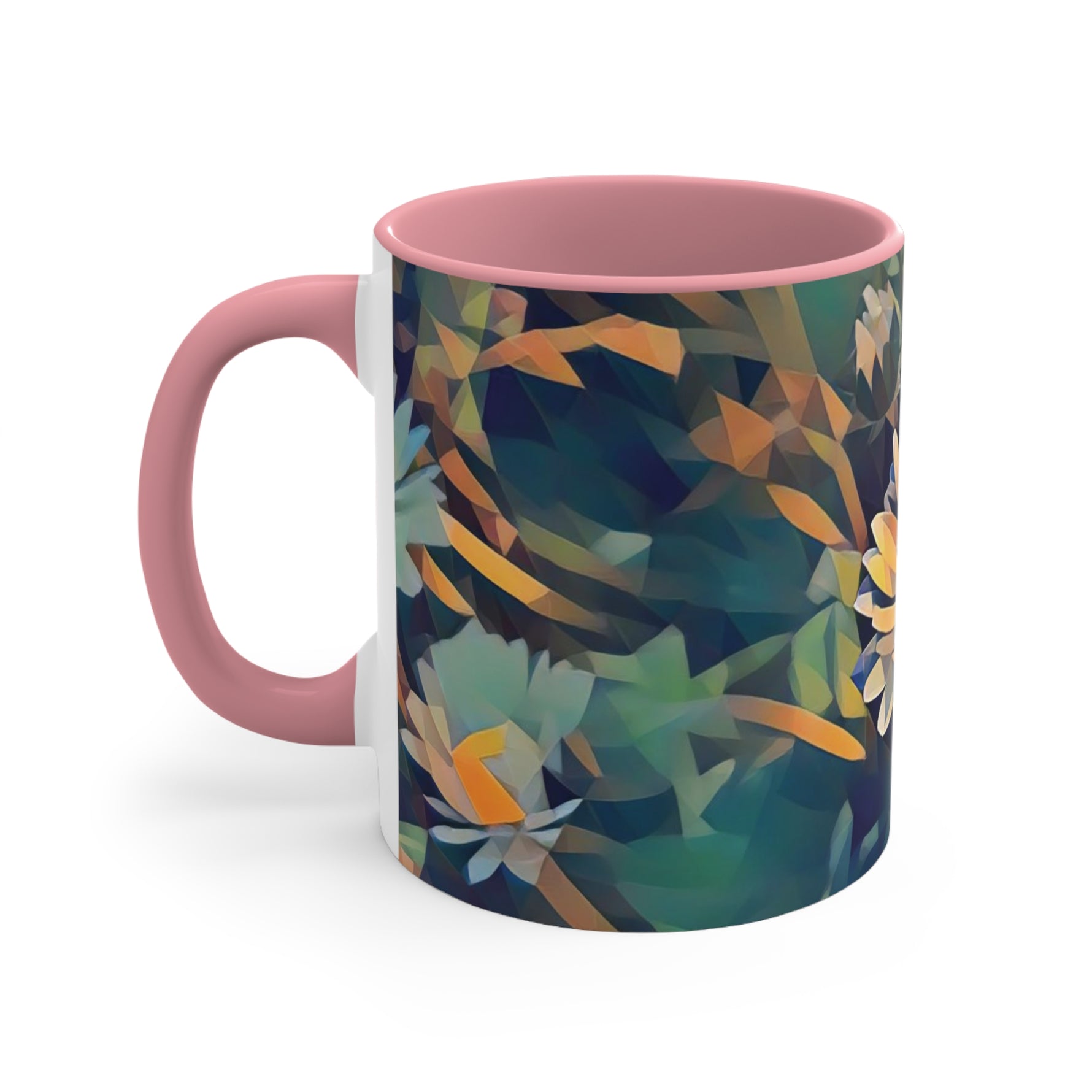 Mug 11oz - Poly Art - Flower of Daisies (Variant 05)