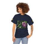 Unisex Heavy Cotton Tee - Flower of Ortensia/Hydrangea Macrophylla