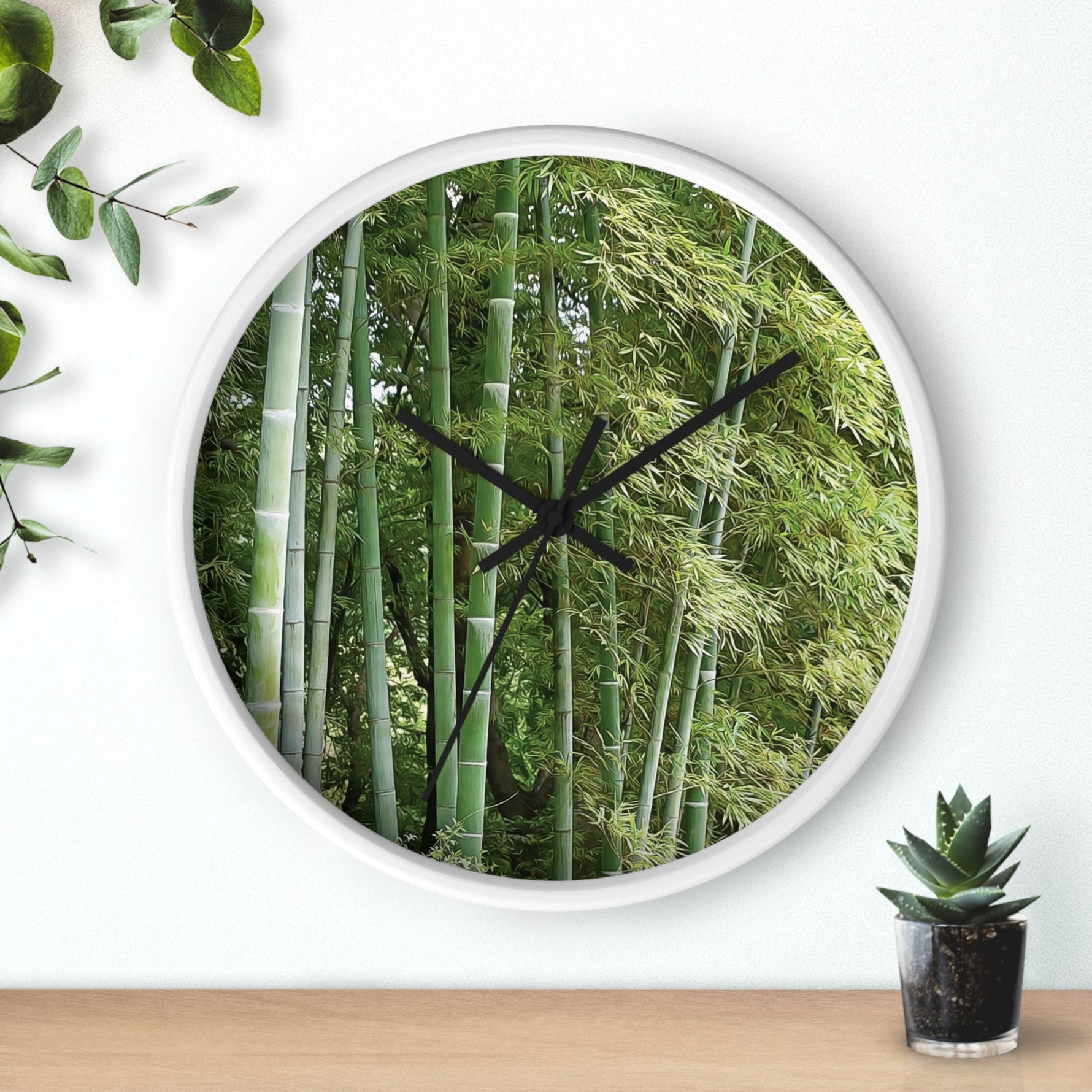 Wall Clock - Bamboo (Variant 1)