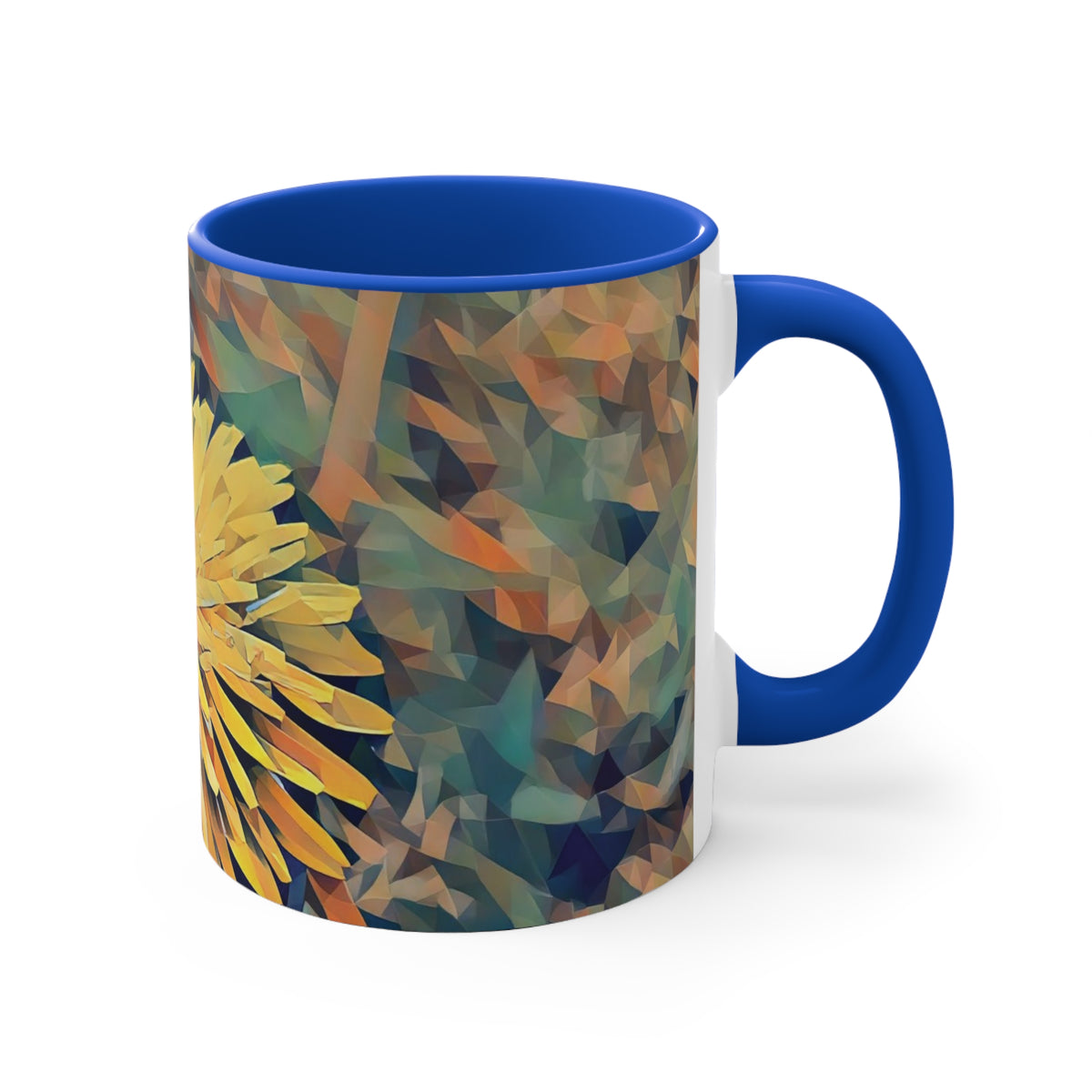 Mug 11oz - Poly Art - Flower of Dandelion (Variant 1)