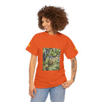 Unisex Heavy Cotton Tee - Poly Art - Apple's Tree Flower (Variant 1)