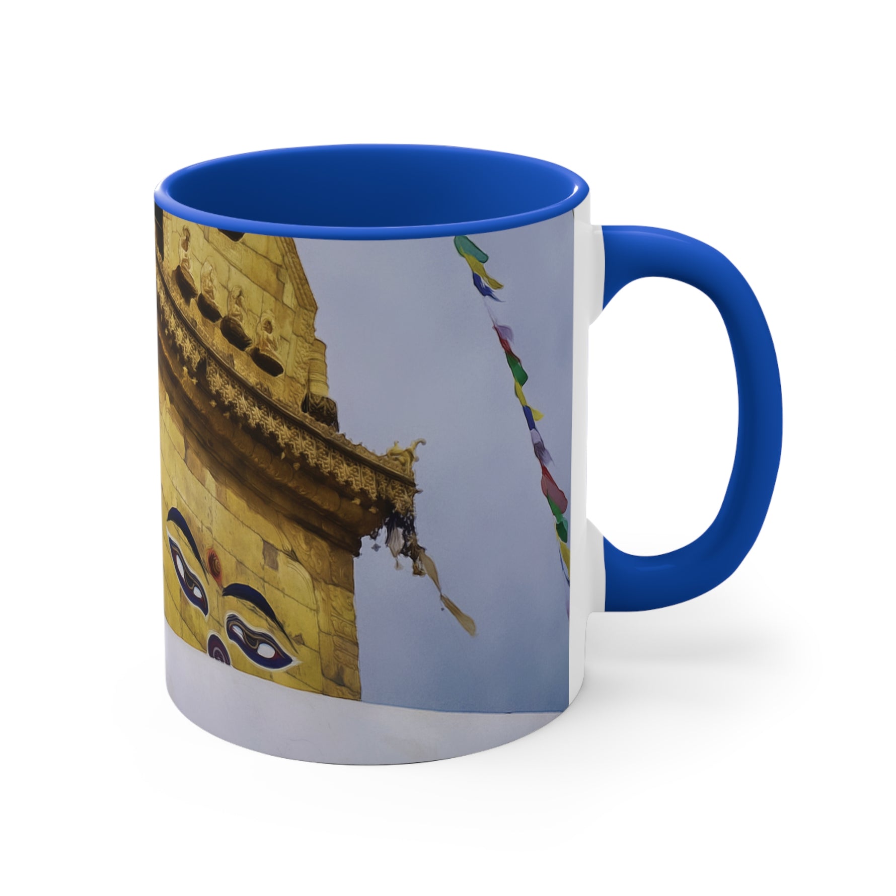 Mug 11oz - Nepal, Stupa with Buddha's Eyes (Variant 1)
