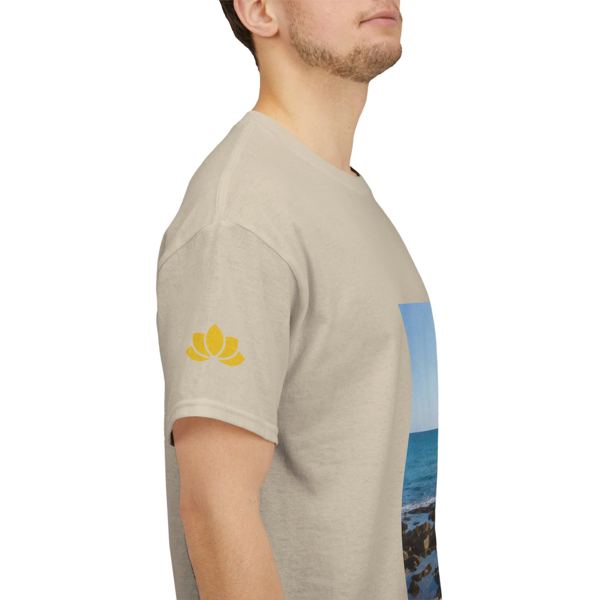 Unisex Heavy Cotton Tee - Sea (Variant 6)