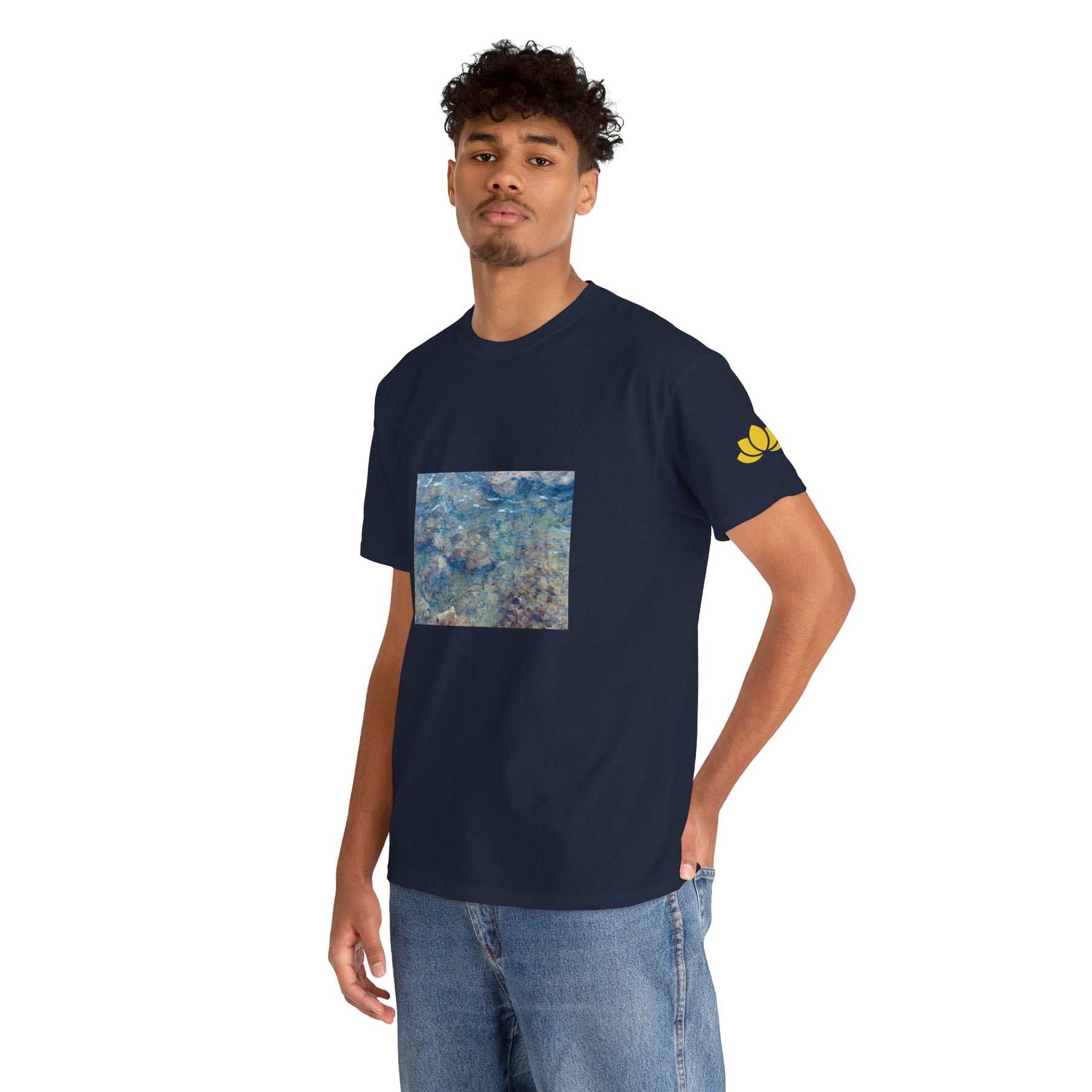 Unisex Heavy Cotton Tee - Sea (Variant 3)