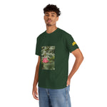 Unisex Heavy Cotton Tee - Poly Art - Flower of Lotus (Variant 1)